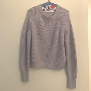 Wilfred lilac knit sweater